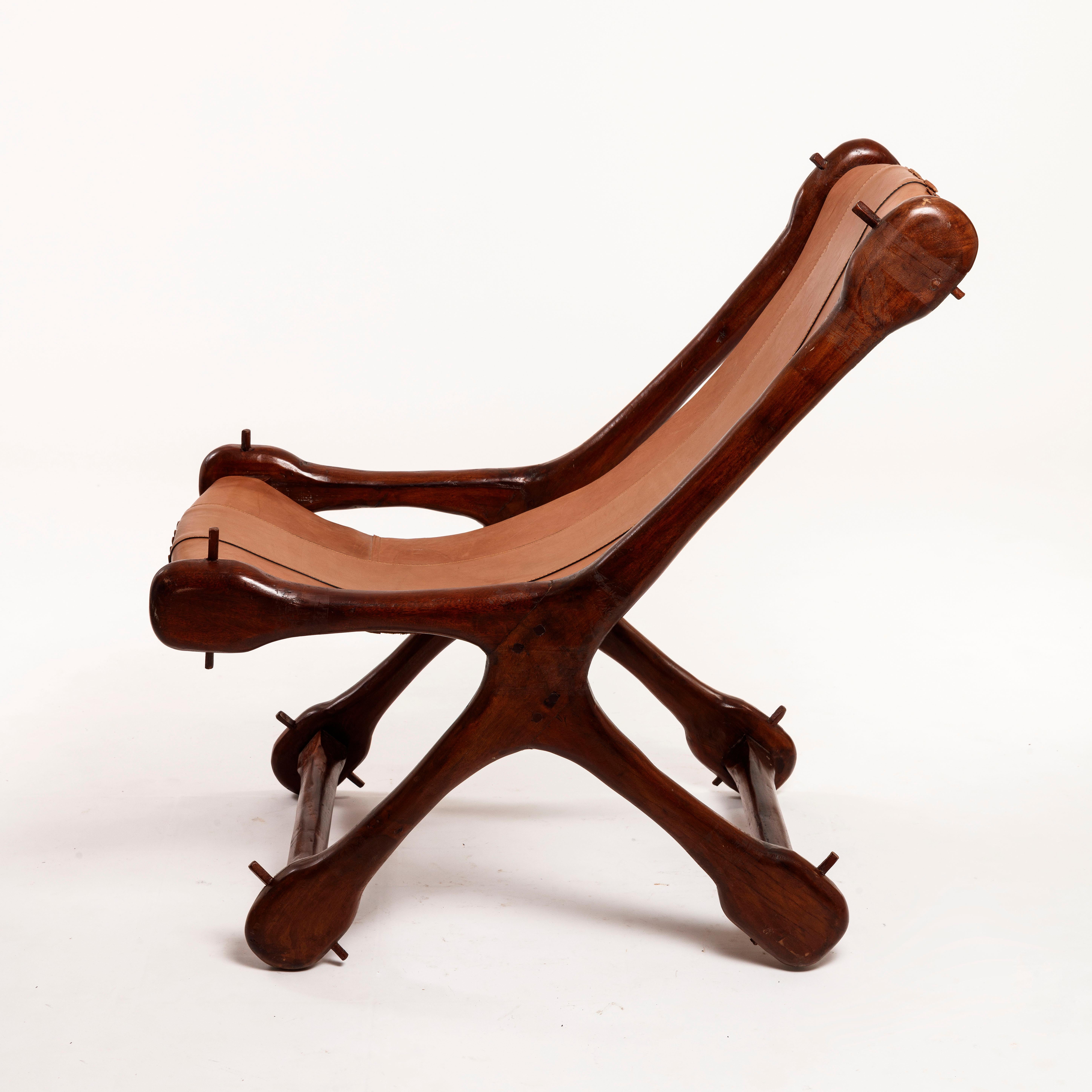 Mid-Century Modern Don Shoemaker Sling Sloucher Chairs Señal  - Sculpturales et organiques - Mexique en vente