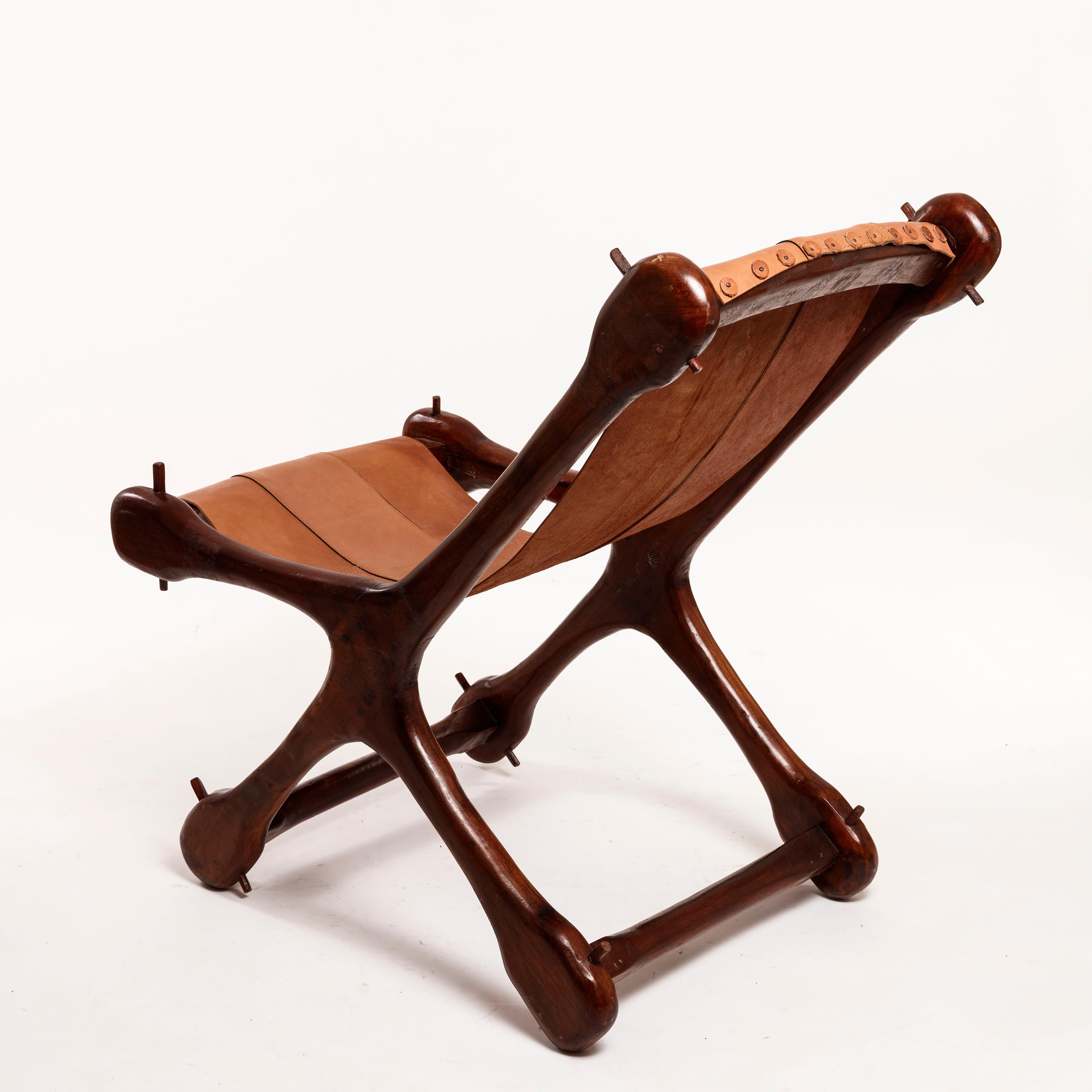 Mexicain Don Shoemaker Sling Sloucher Chairs Señal  - Sculpturales et organiques - Mexique en vente