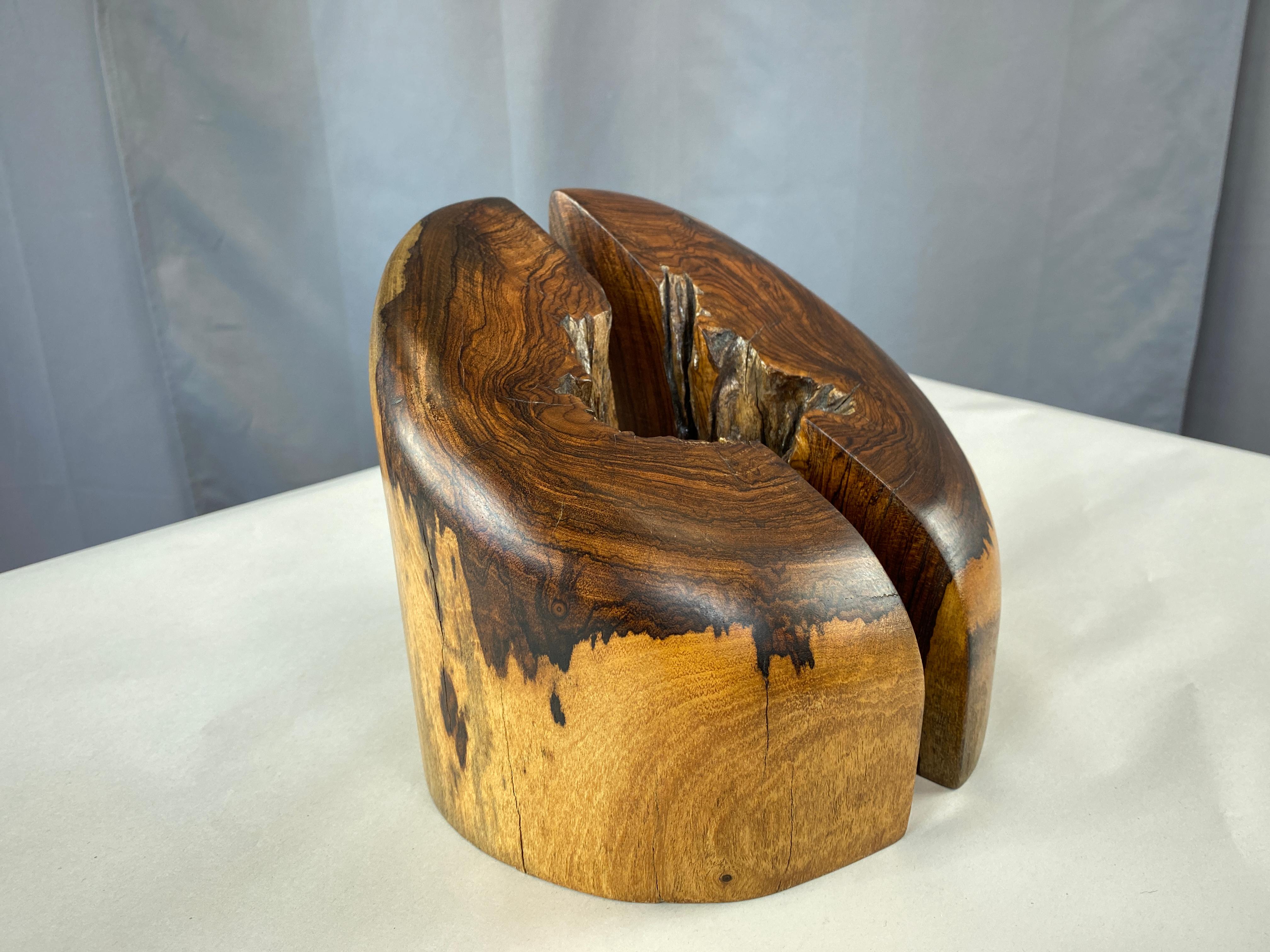 Organic Modern Don Shoemaker Solid Cocobolo Bookends for Señal