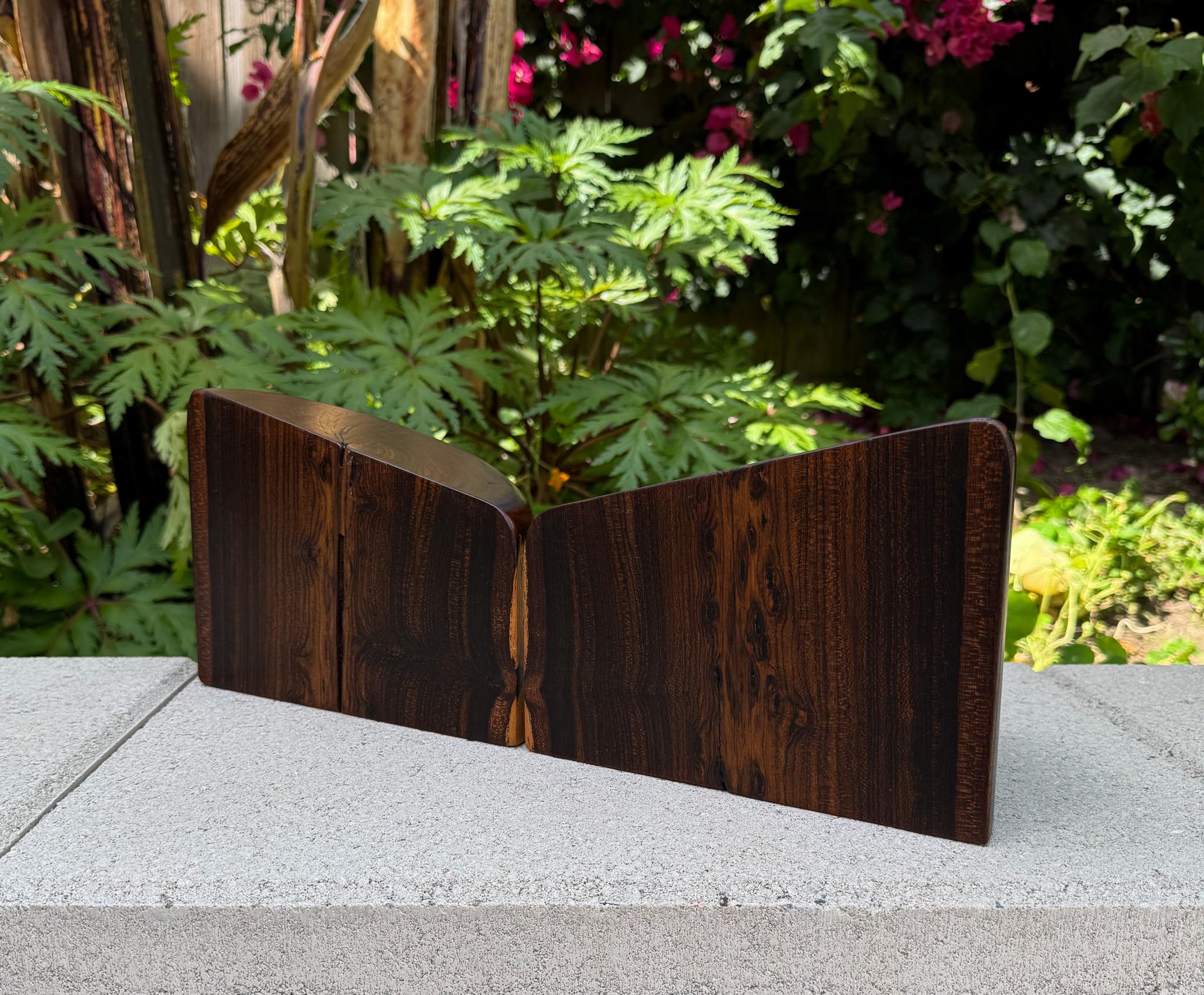 Serre-livres en cocobolo massif de Don Shoemaker pour Señal, Mexique, c.1965 en vente 2