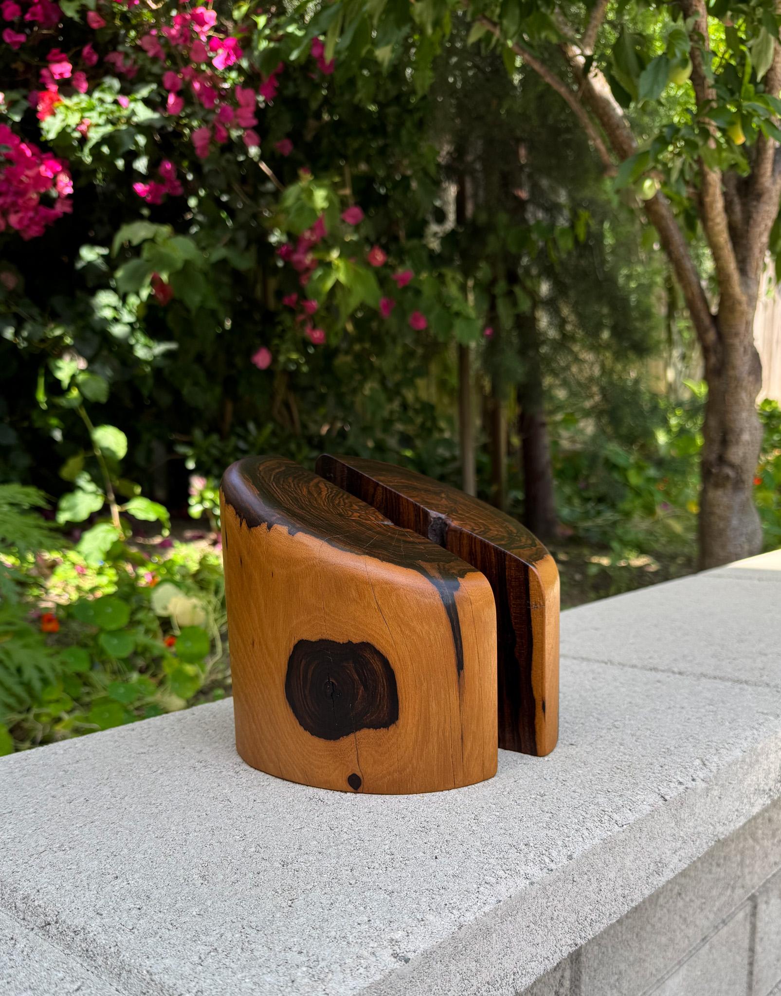 Don Shoemaker Massivholz Cocobolo für Señal Buchstützen, Mexiko, um 1965 im Angebot 7