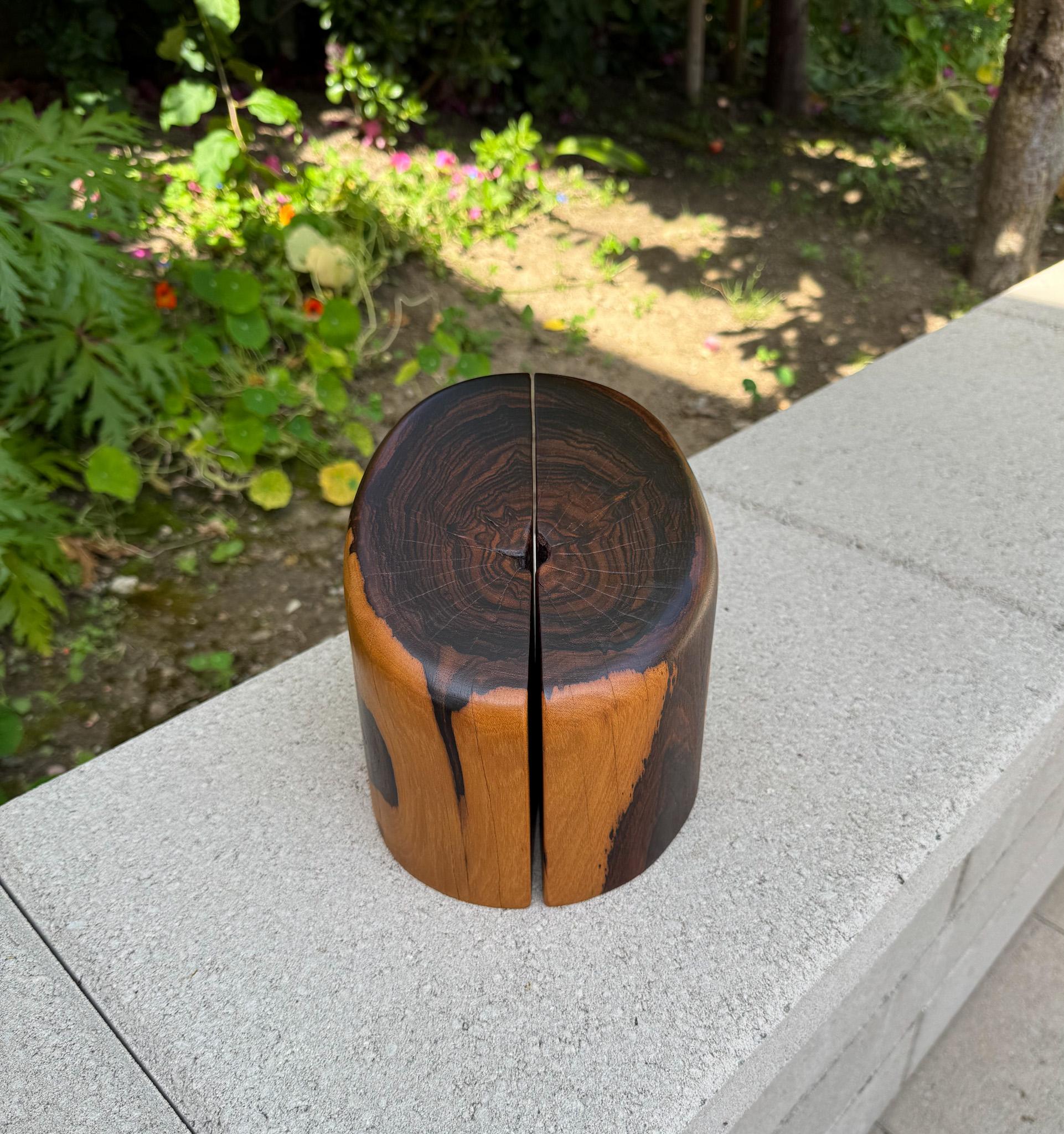 Don Shoemaker Massivholz Cocobolo für Señal Buchstützen, Mexiko, um 1965 (Moderne der Mitte des Jahrhunderts) im Angebot