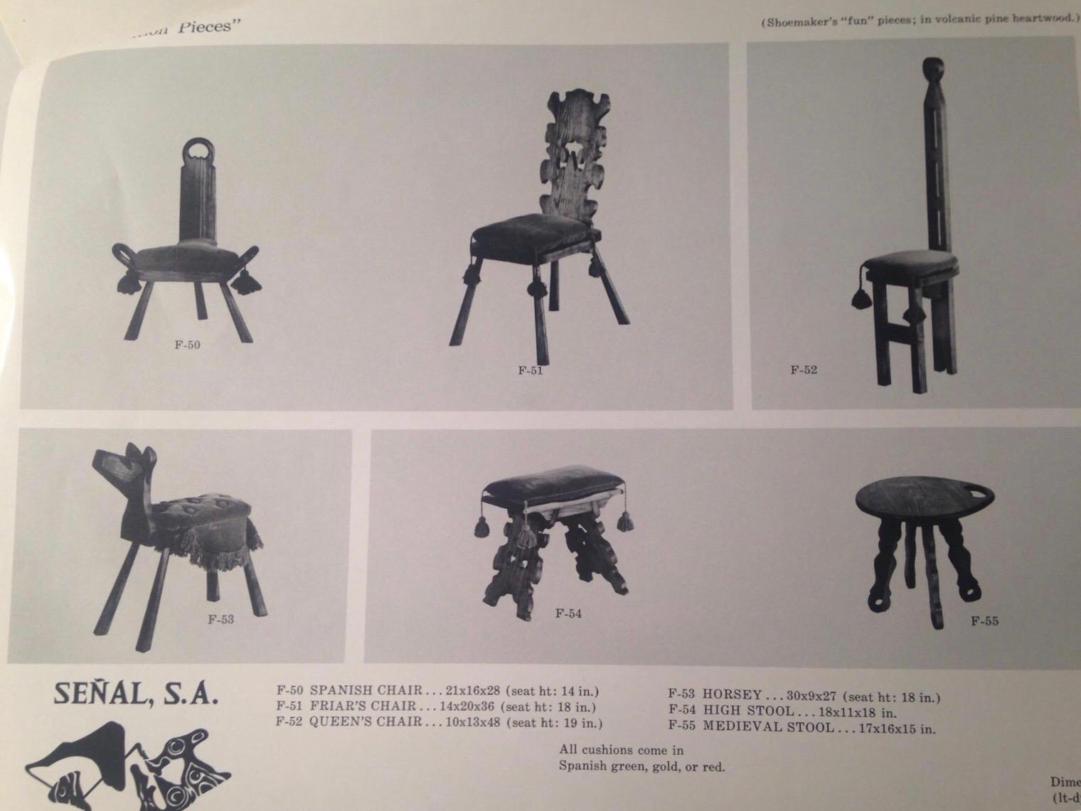 Don Shoemaker Spanish Chair or 