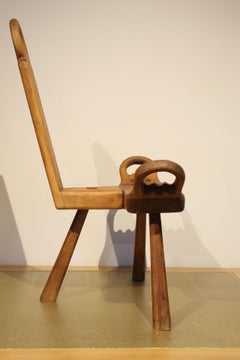Don Shoemaker Spanish Chair or "Silla Partera"
