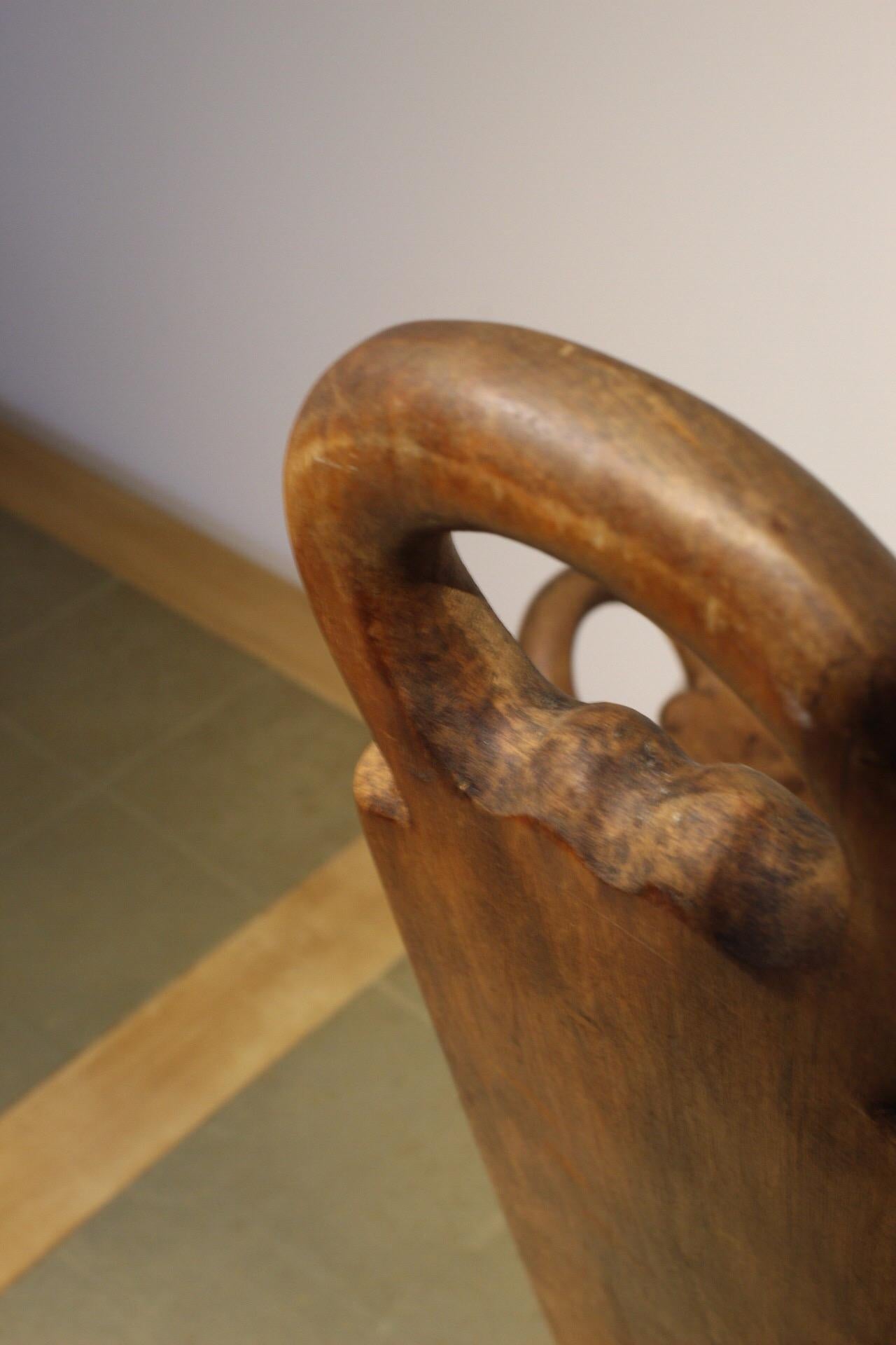 Mid-20th Century Don Shoemaker Spanish Chair or 