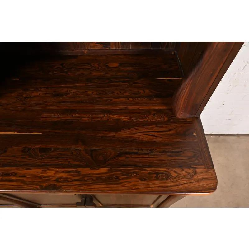 Mobile libreria in legno di palissandro di cocobolo dello Studio A di Don Shoemaker, CIRCA ANNI '70 in vendita 3