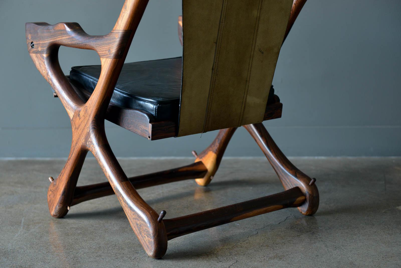 Don Shoemaker 'Swinger' Sling Chair and Ottoman, ca. 1965 7