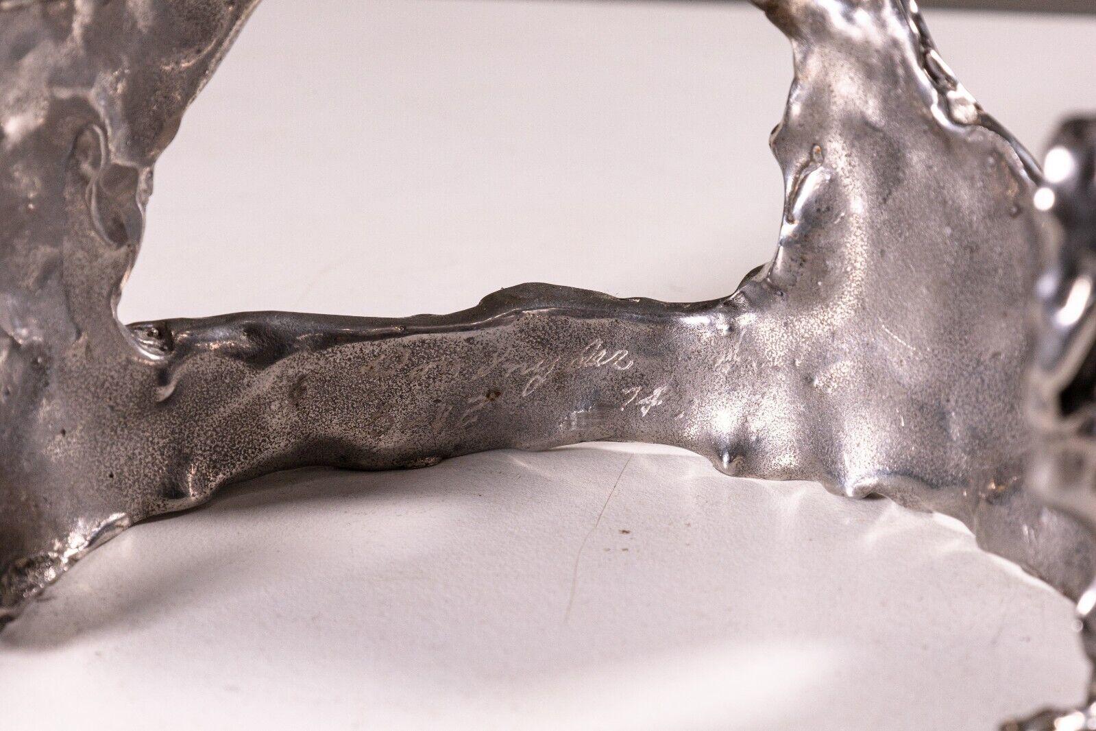 Acciaio Scultura in acciaio galvanizzato di Don Snyder 1974 in vendita