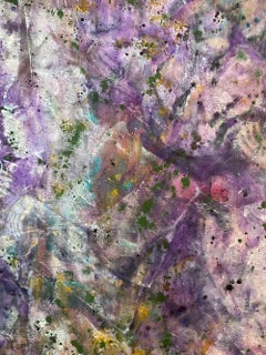 Late-20th Century Monumental Scale Abstract Oil Painting by Don Stacy