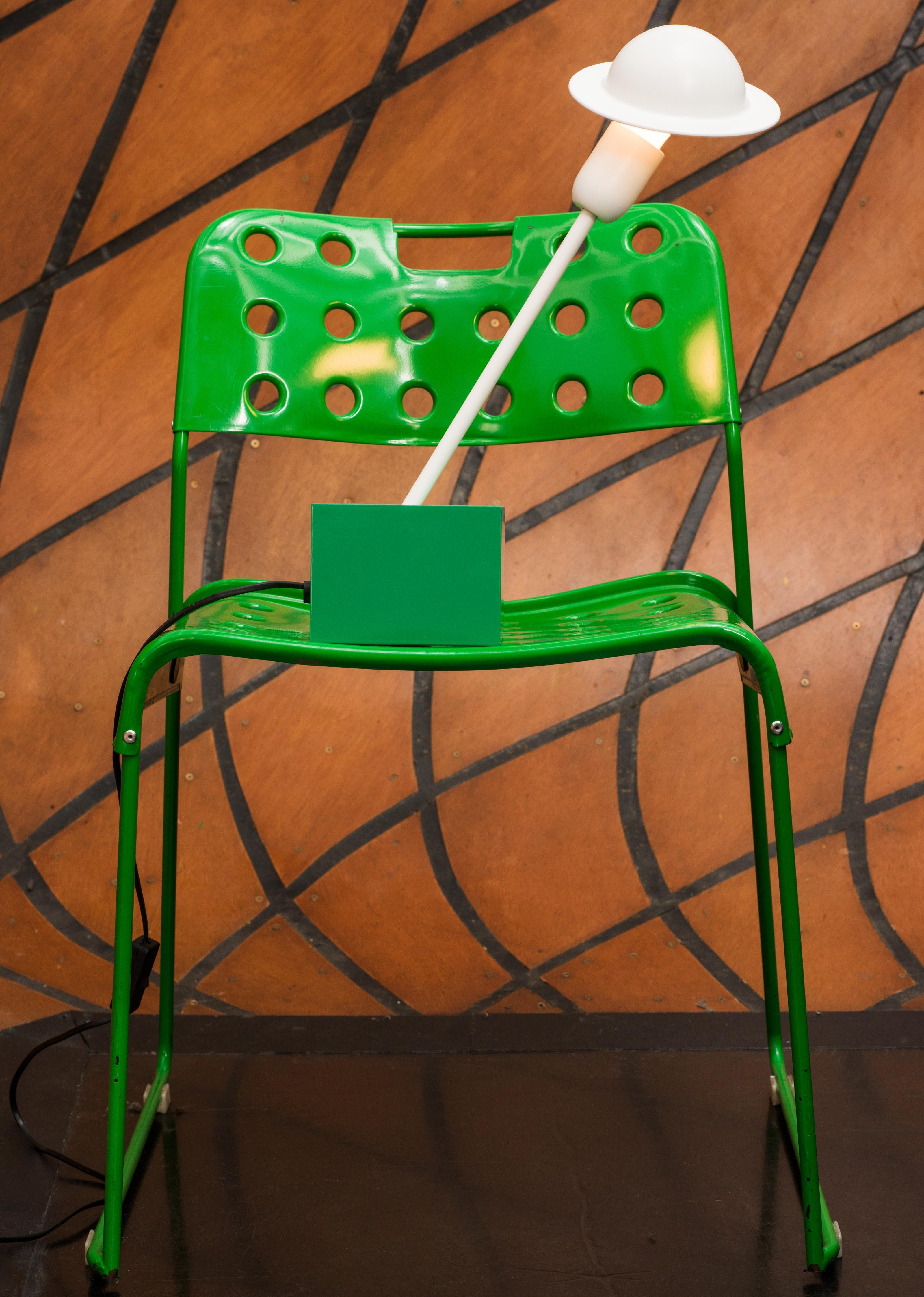Metal Don table lamp by Ettore Sottsass for Stilnovo, 1977