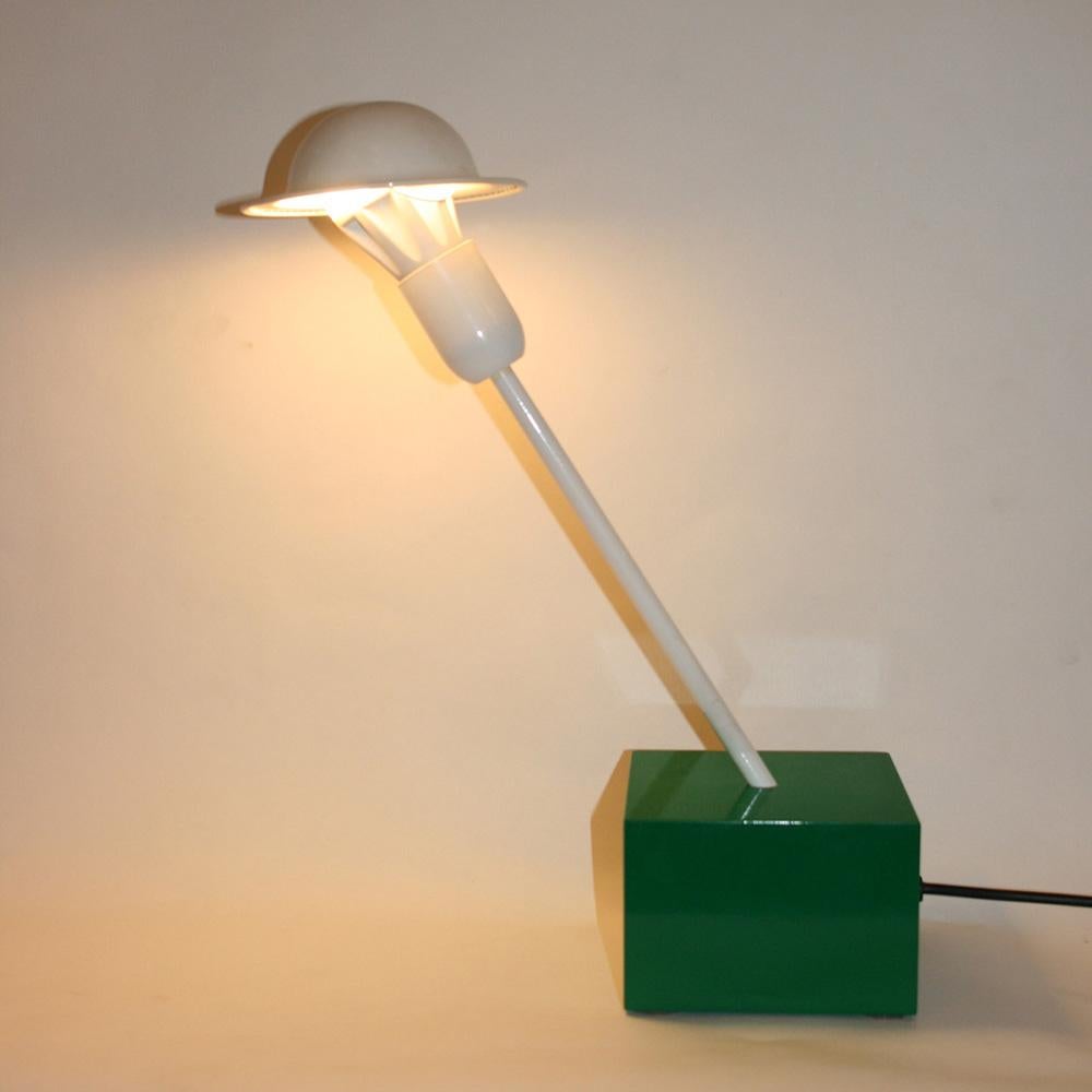 Table lamp Don which Ettore Sottsass designed for the Italian producer Stilnovo in 1977.