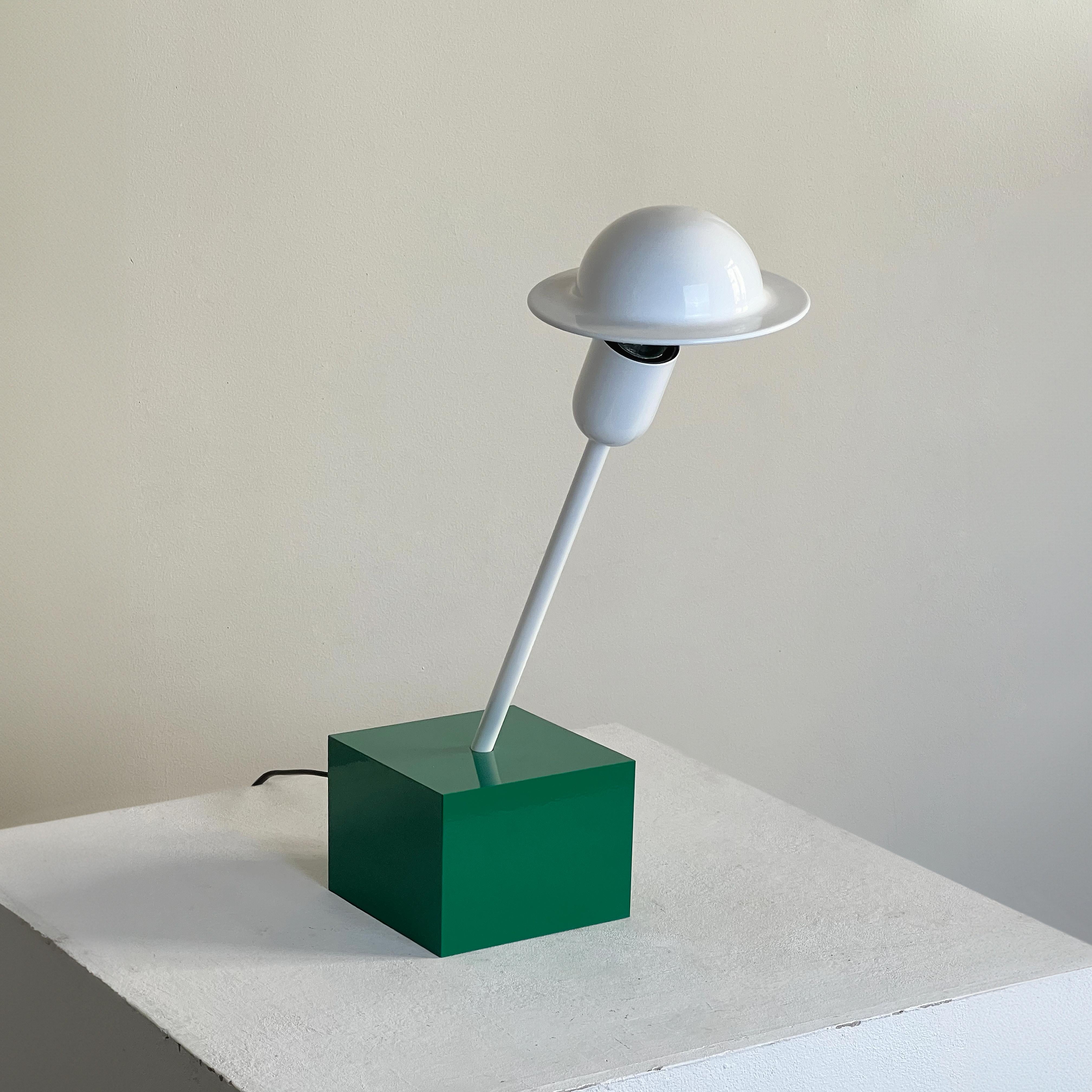 Italian Don table lamp by Ettore Sottsass for Stilnovo, Italy, 1980s For Sale