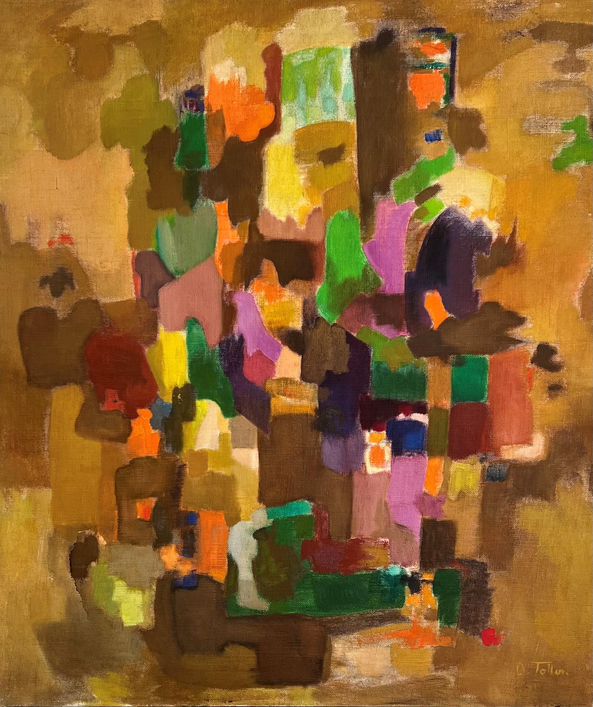 Don Totten Abstract Painting - Autumn '60