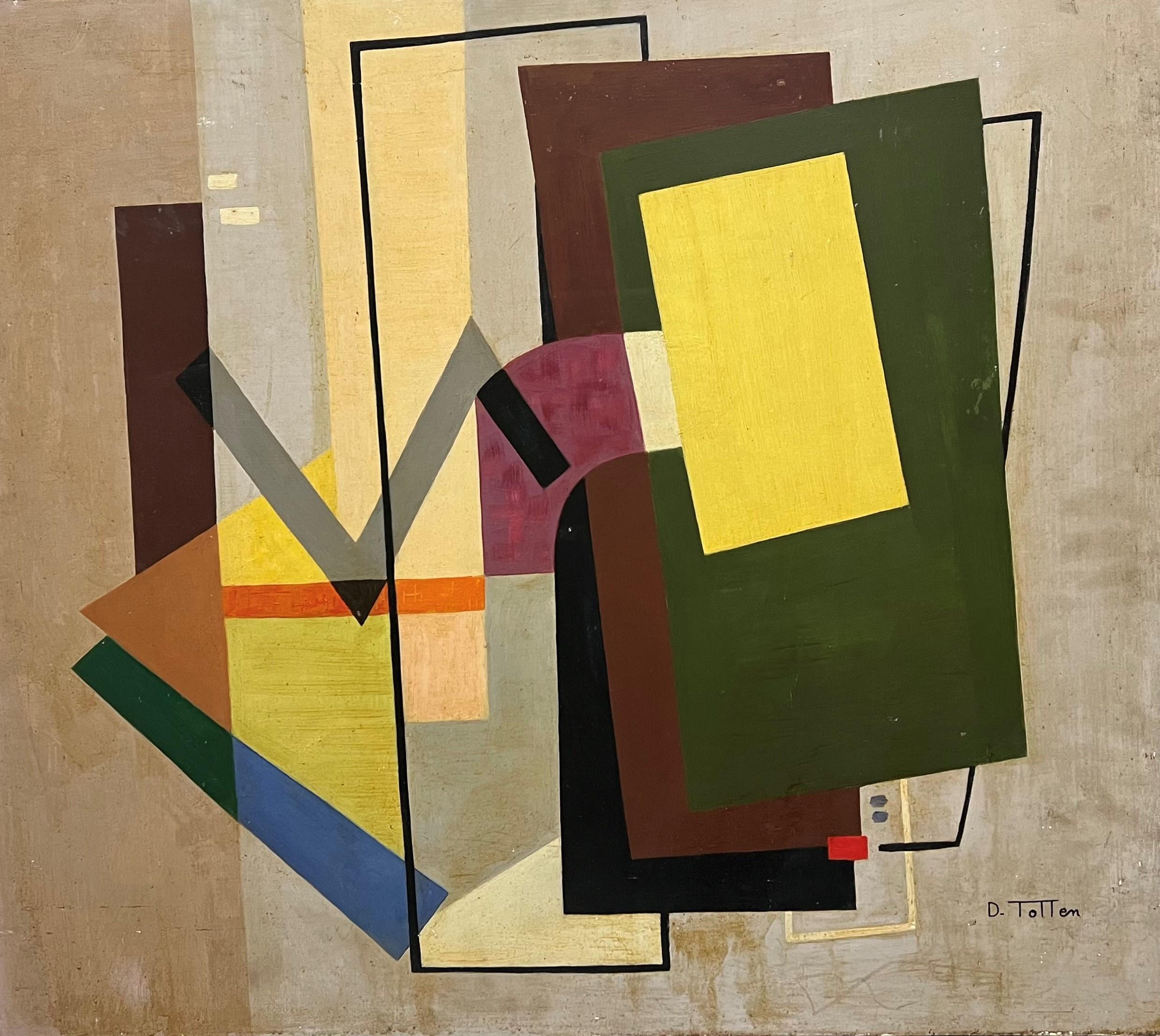 Don Totten Abstract Painting - Composition 