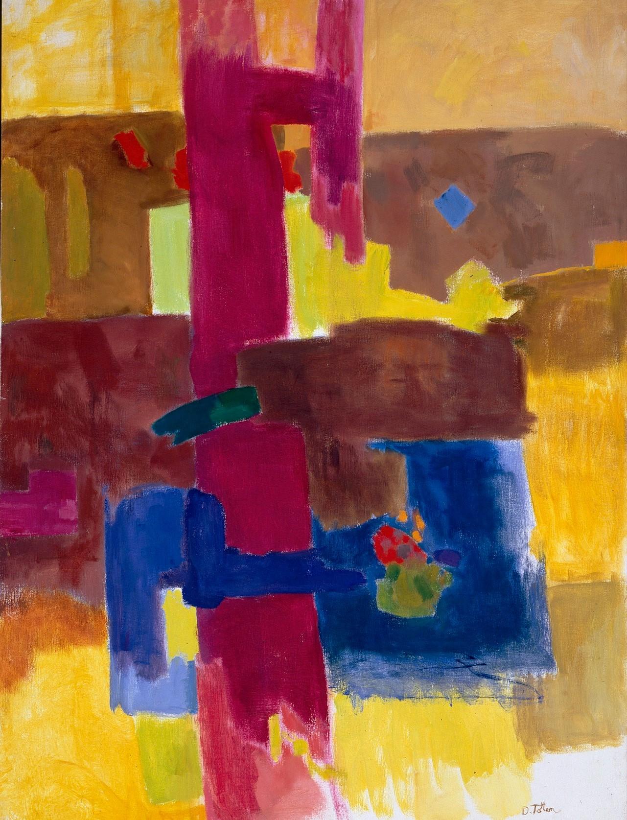 Don Totten Abstract Painting - Untitled
