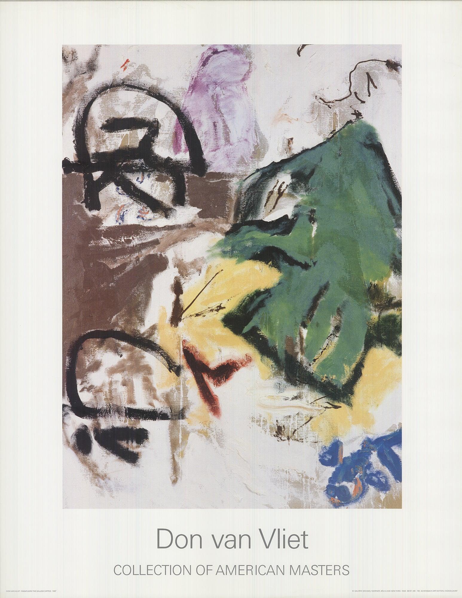 Don van Vliet Abstract Print - Parapliers the Willow Dipped