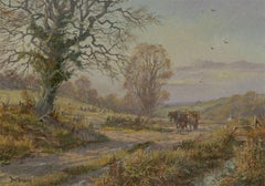 Don Vaughan (geb. 1937) – Ölgemälde, nach einem Tag im Werk, 20. Jahrhundert