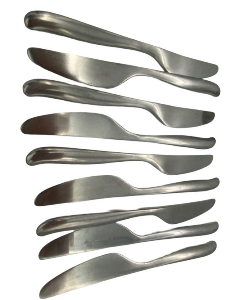 Acier inoxydable Don Wallace pour Lauffer Design 2 ensemble de 42 pièces en acier inoxydable en vente