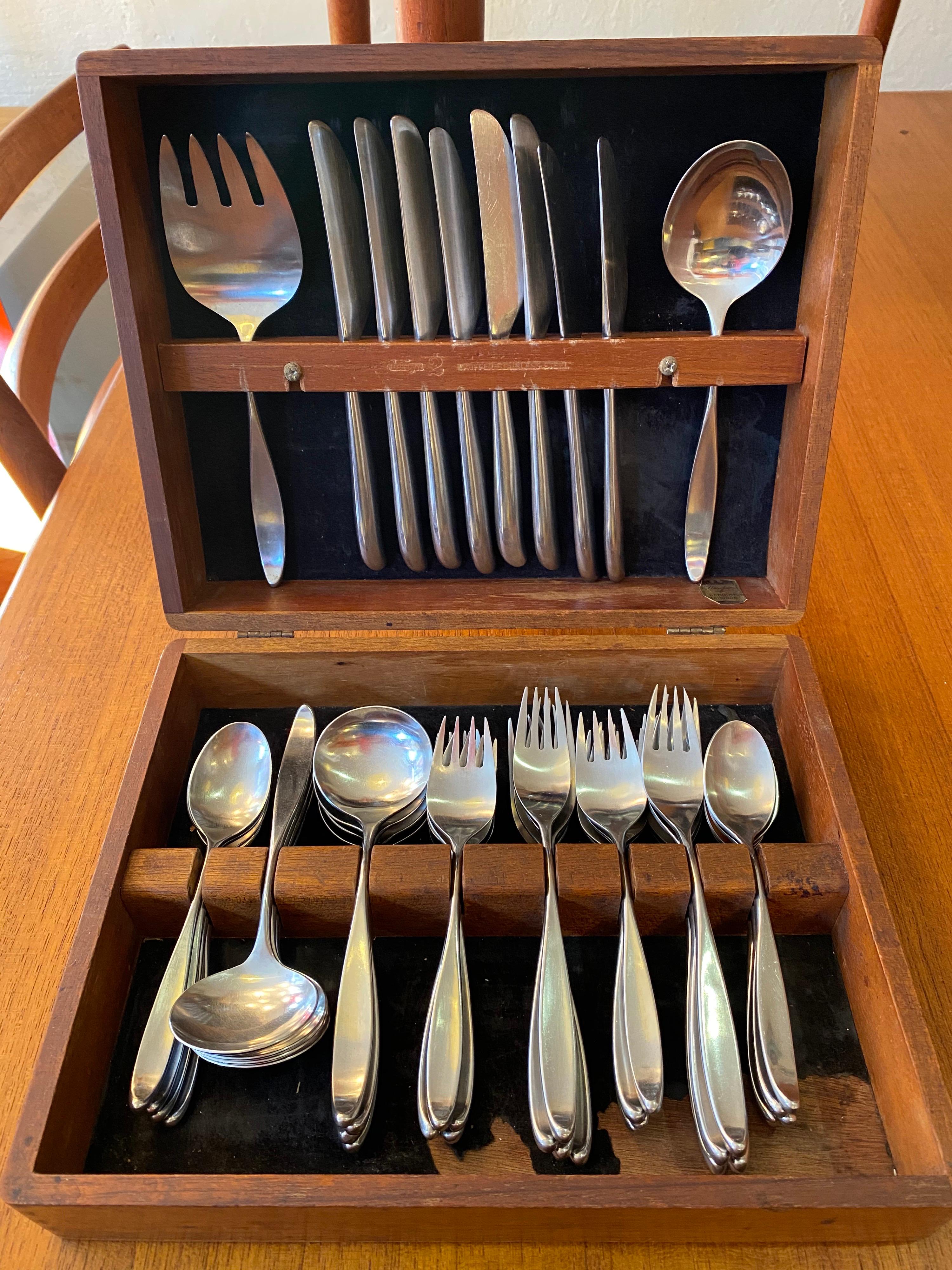 German Don Wallance for Lauffer Design 2 Stainless Set / 42 Piece