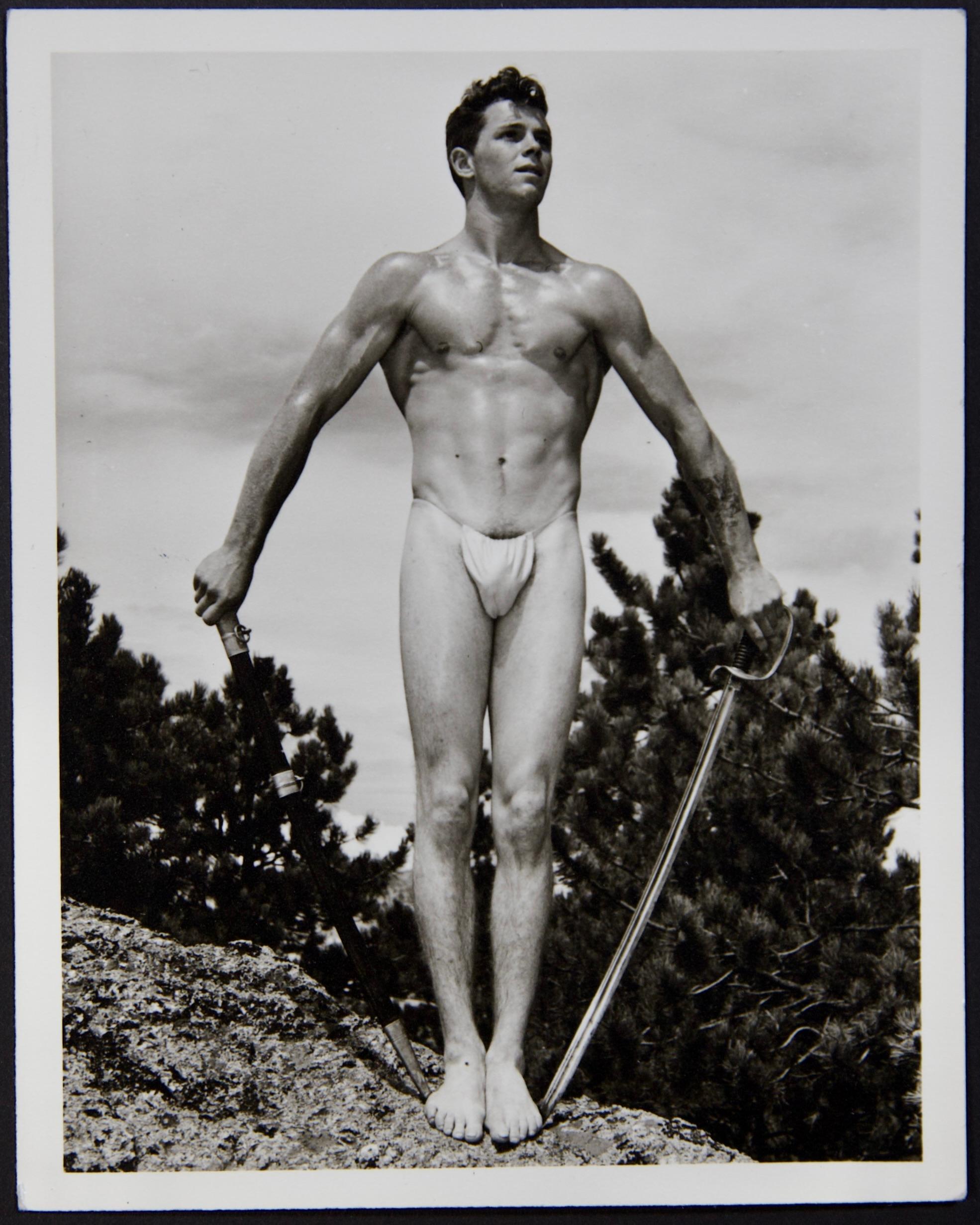 COLD WINTER SPECIAL...Don Whitman of Western Photography Guild original vintage 1948 set of 12 photographs - the complete Series #6, stamped and numbered on verso. There are 12 different photographs of 12 spectacular models in studio and iconic
