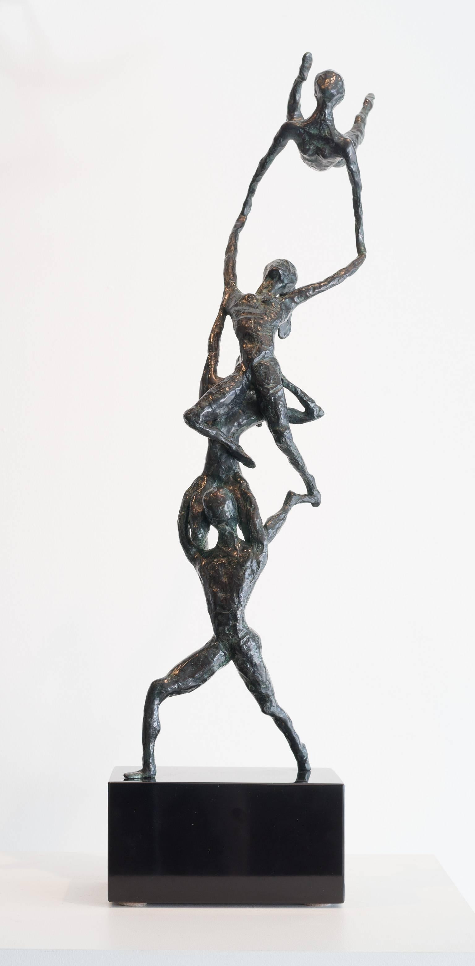 Don Wilks Figurative Sculpture - Acroballet