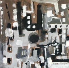 Cubist Jardin, Original Abstract Painting, 2021