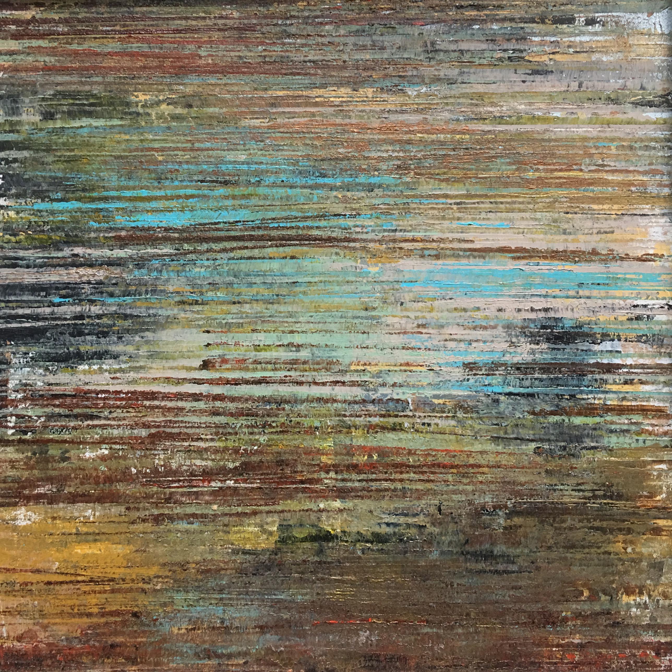 Abstract Painting di Don Wunderlee - Strata