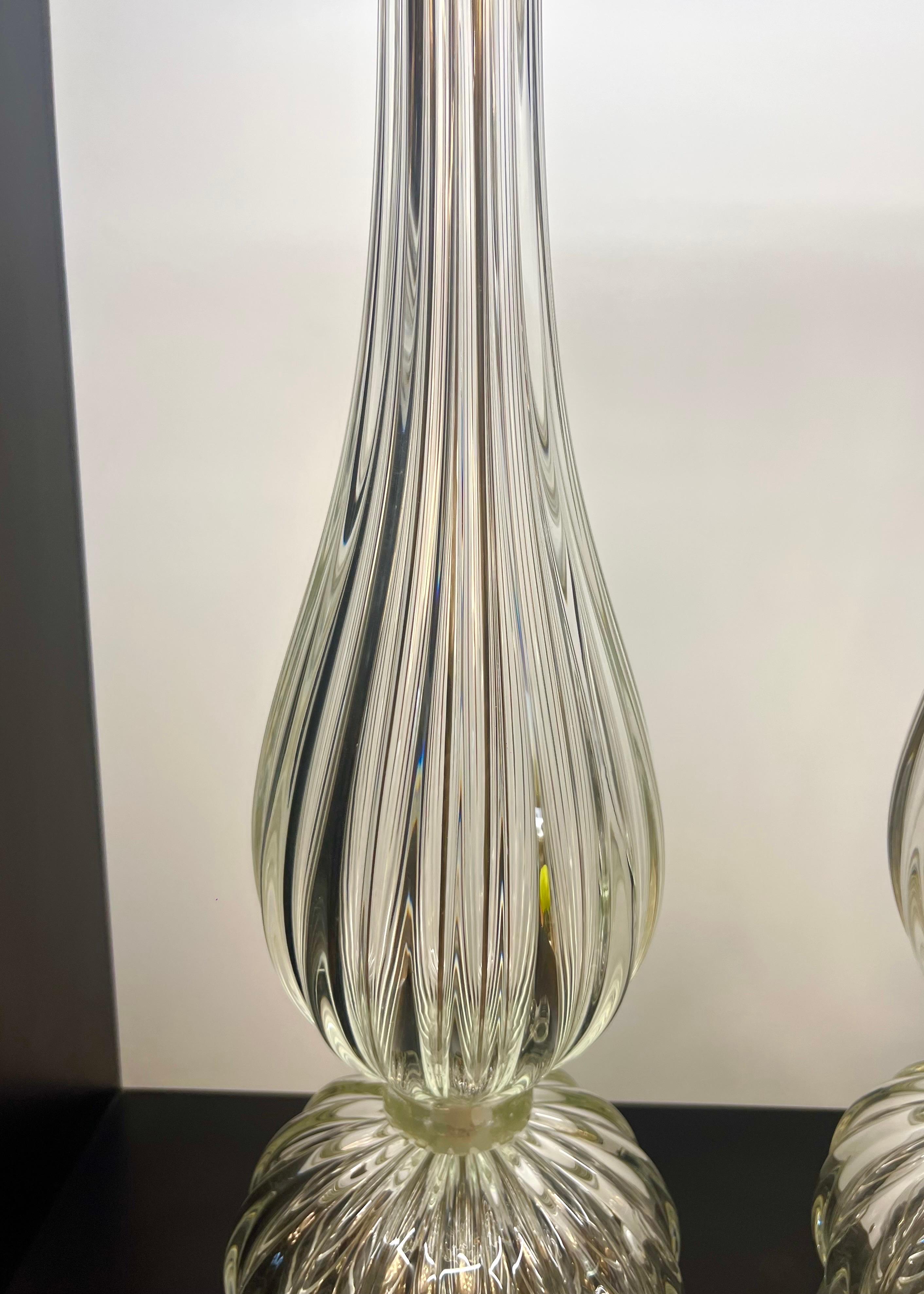 Donà Lámparas de sobremesa de cristal de Murano de mediados de siglo 2024 en venta 6