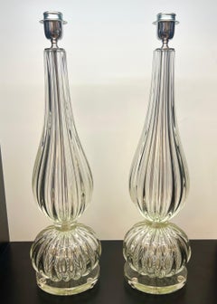 Donà Lámparas de sobremesa de cristal de Murano de mediados de siglo 2024