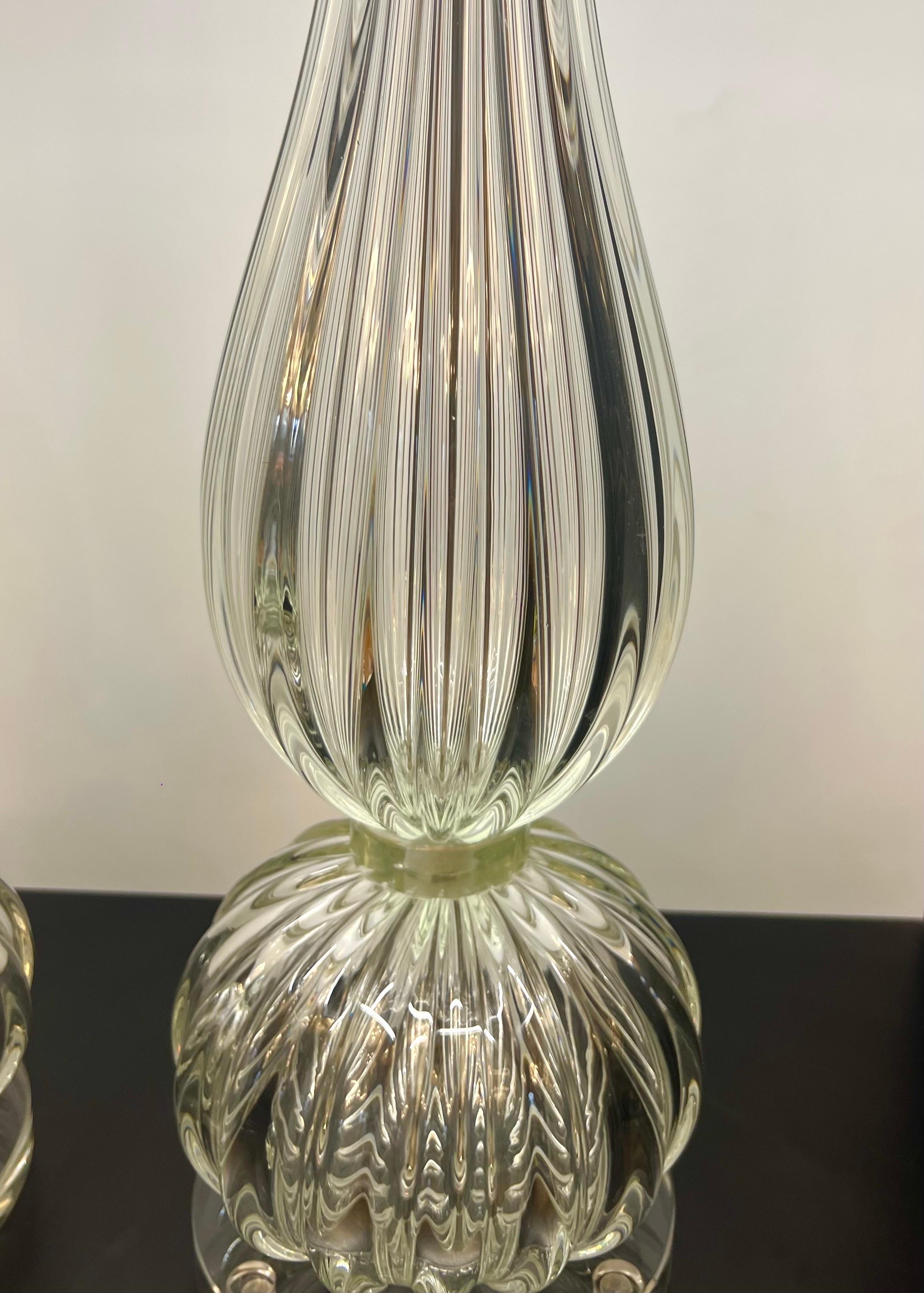 Donà Lámparas de sobremesa de cristal de Murano de mediados de siglo 2024 Vidrio artístico en venta