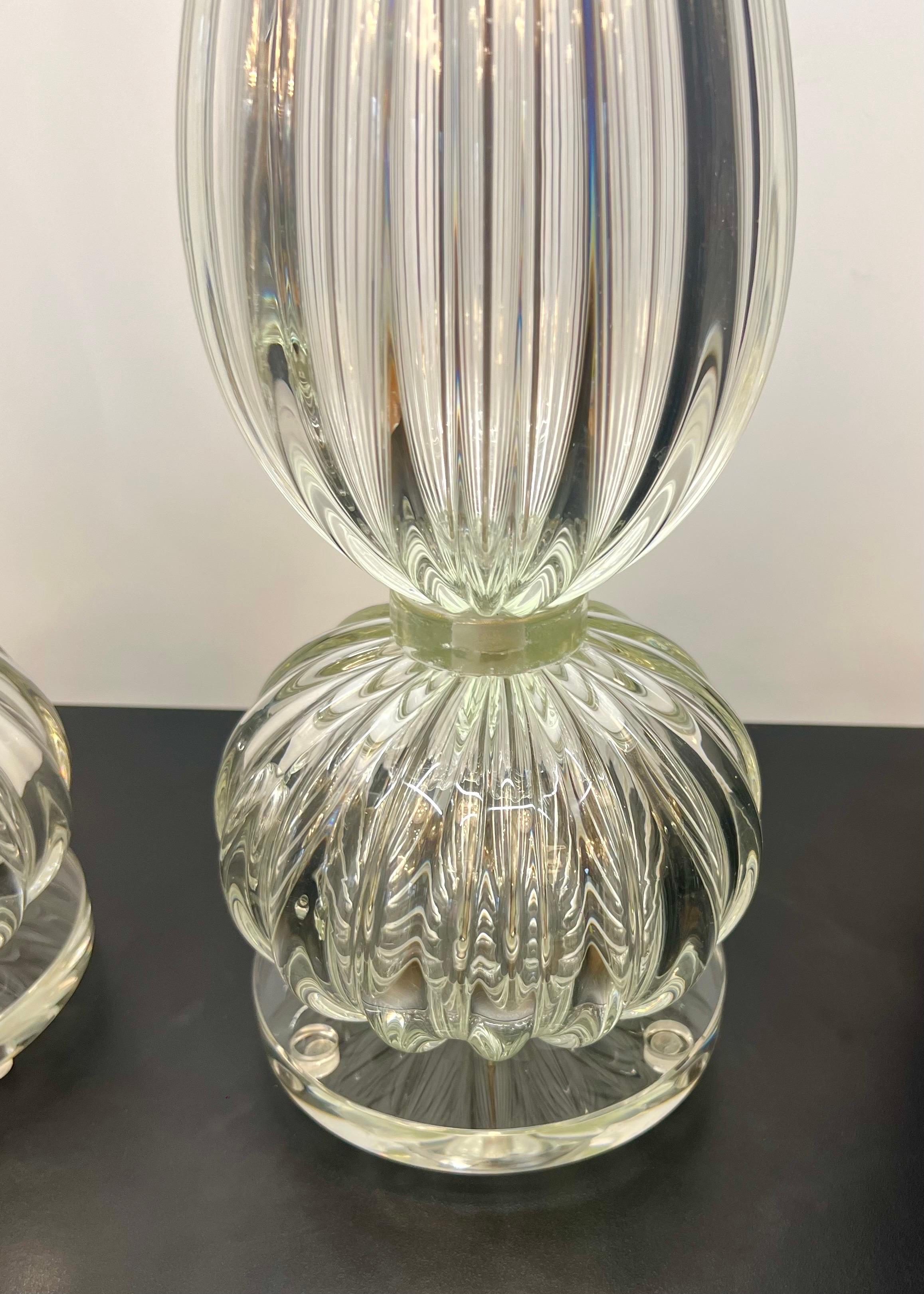 Donà Lámparas de sobremesa de cristal de Murano de mediados de siglo 2024 en venta 1