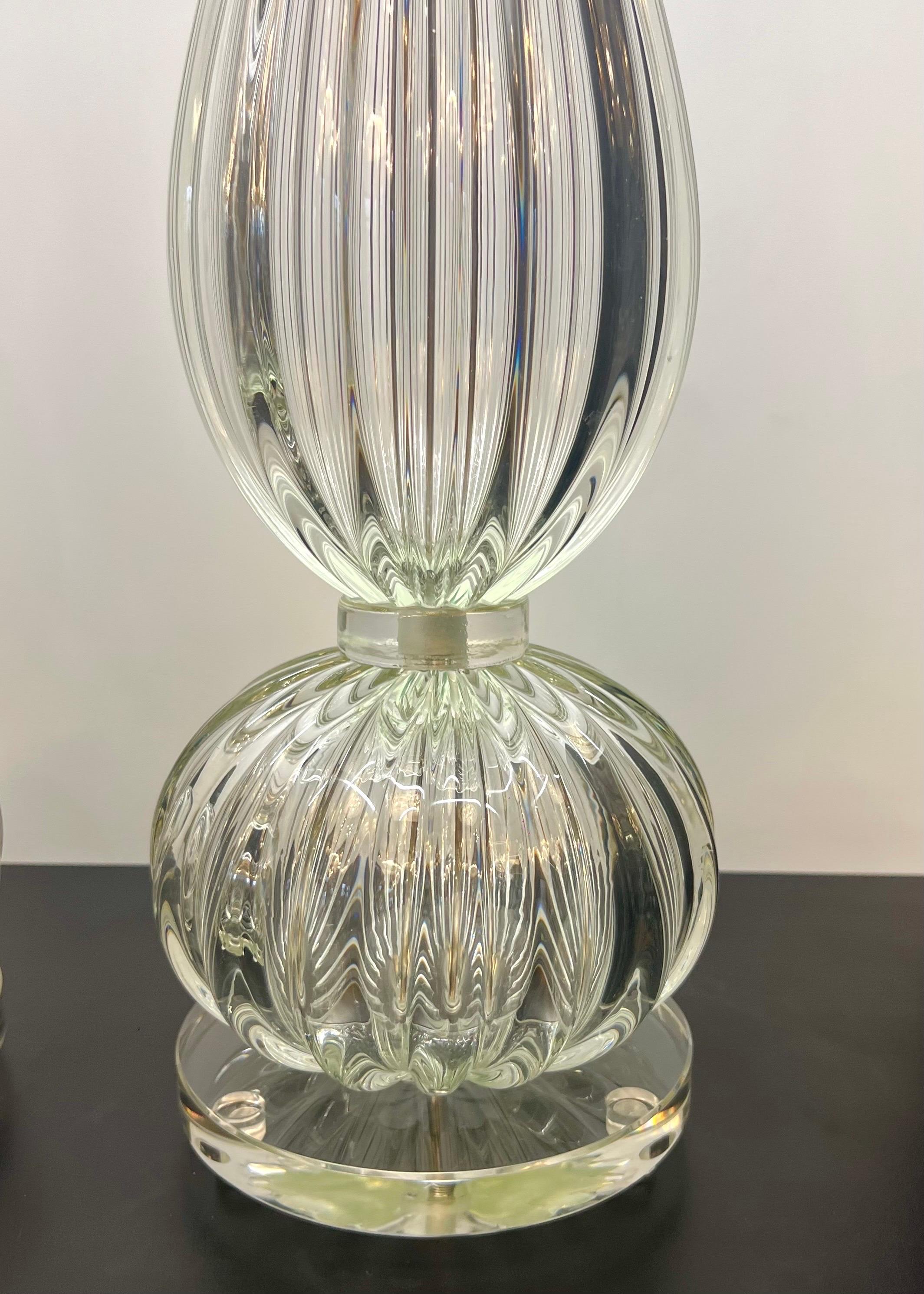 Donà Lámparas de sobremesa de cristal de Murano de mediados de siglo 2024 en venta 2