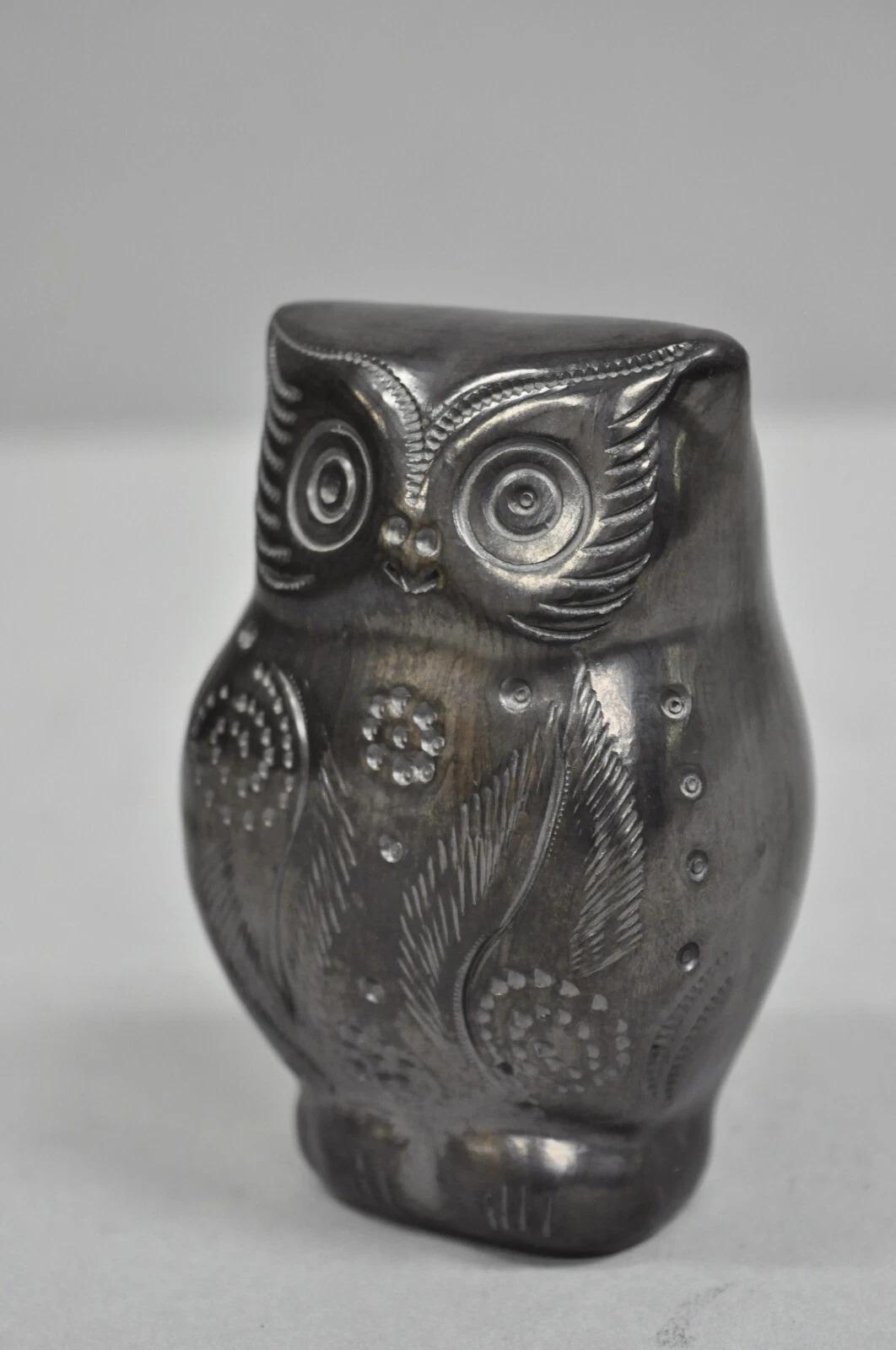 Mid-Century Modern Dona Rosa Barro Negro Black Pottery 4