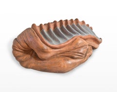 Donaji Tonskulptur in Form einer Muschel