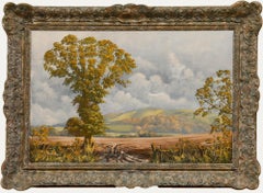 Donald Ayres (n.1936) - Siglo XX Óleo, Las colinas en otoño