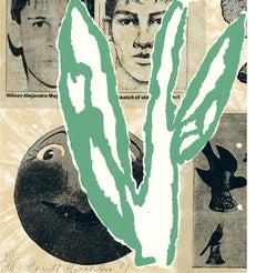 Blumenblume - Donald Baechler - Einzigartiges Stück - Auflage: 98