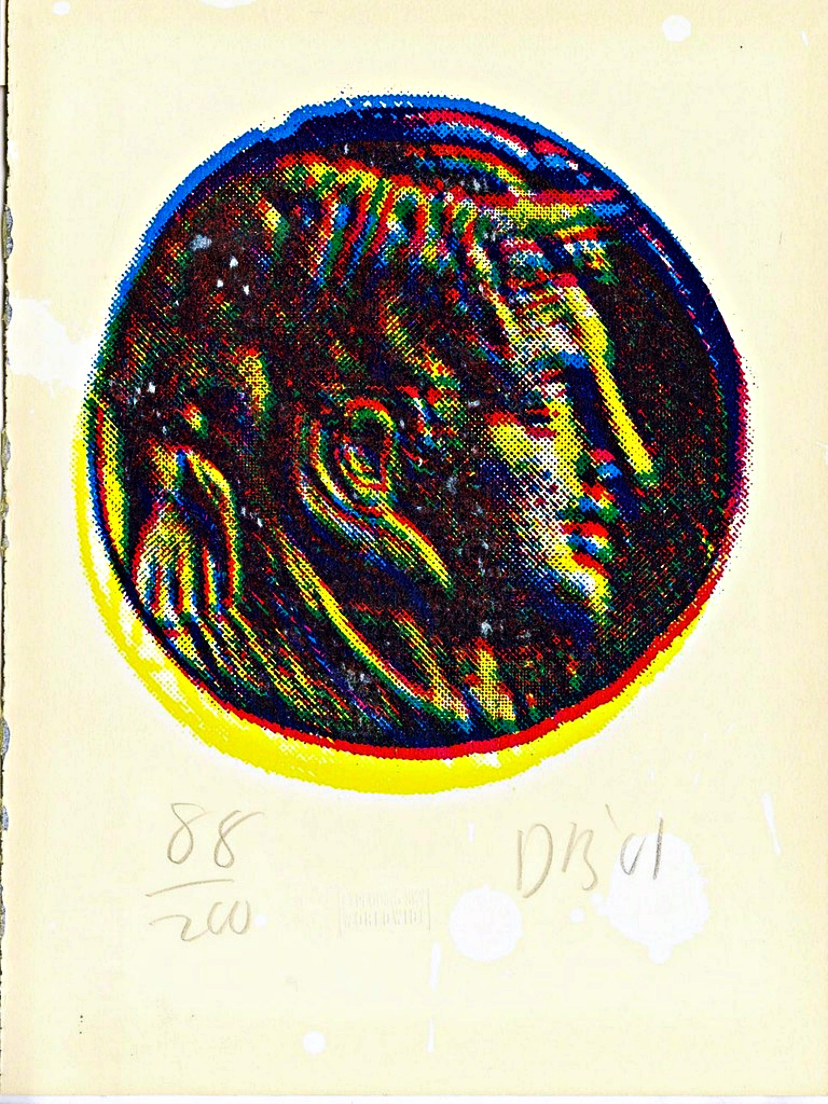 Donald Baechler Portrait Print - Alexander the Great 