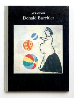 ArT RANDOM Donald Baechler Catalogo giapponese (firmato e iscritto a mano)