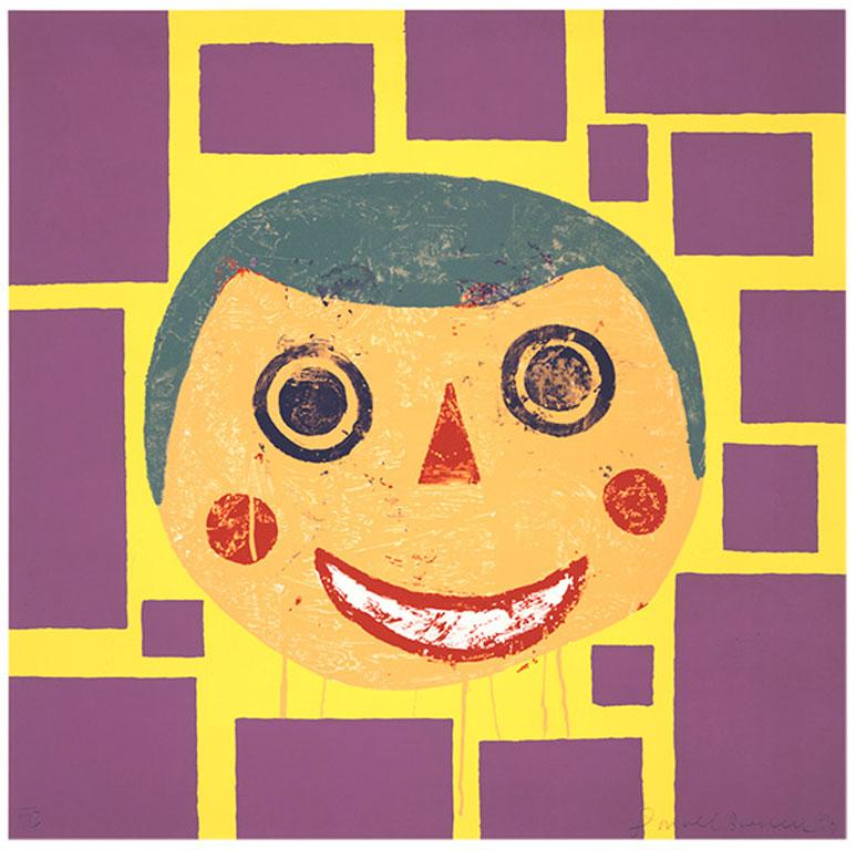 Figurative Print de Donald Baechler - Coney Island 3