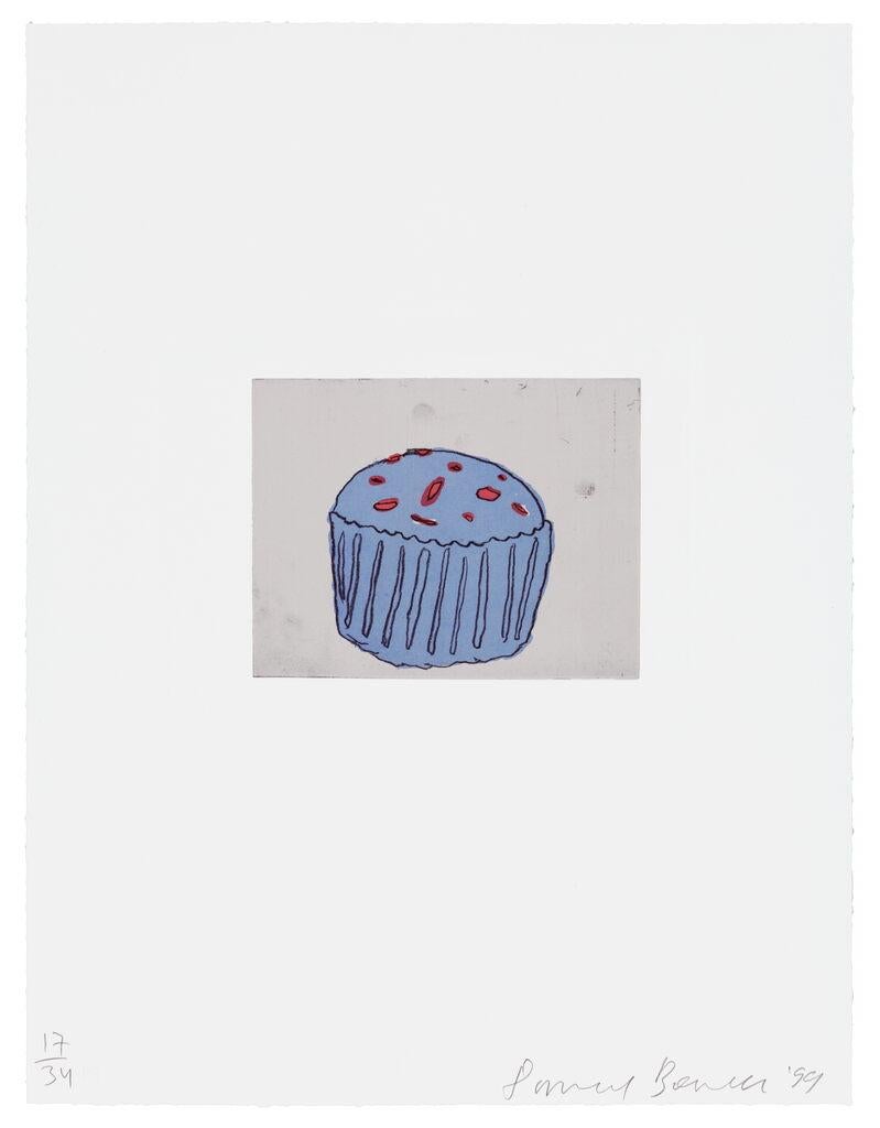 Donald Baechler Blue Muffin 1999 (Stampe di Donald Baechler) in vendita 1