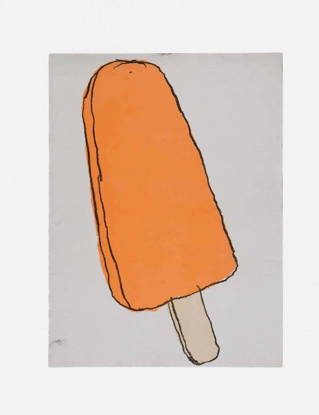 Donald Baechler Creamsicle 1999 (Donald Baechler prints) For Sale 2