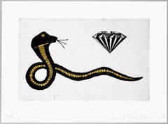 Donald Baechler Diamond Snake (Donald Baechler prints)