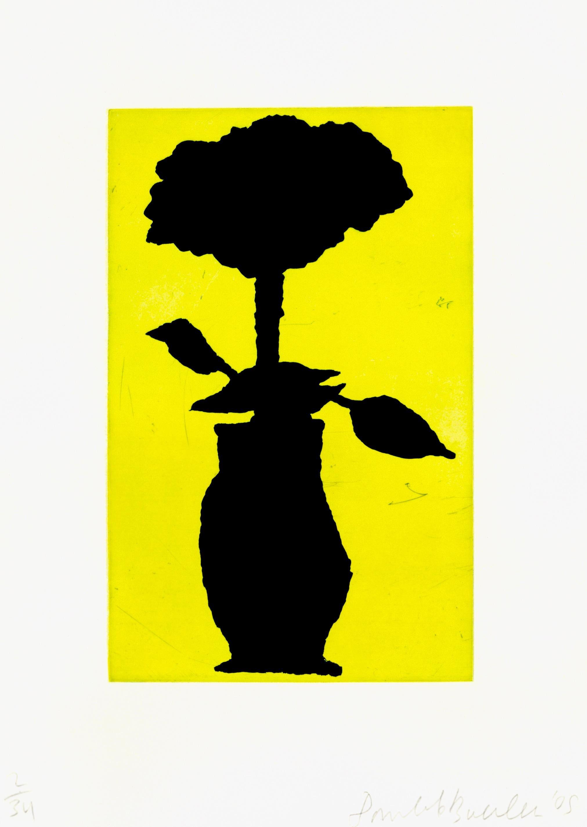 Donald Baechler Flower 2005 (Stampe floreali di Donald Baechler) in vendita 1