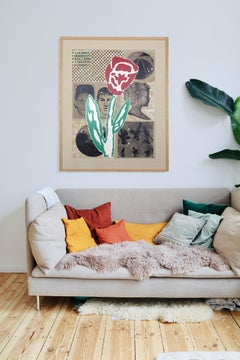 Donald Baechler - "Flower" - unique piece - edition: 35/98