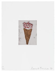 Donald Baechler Cono de helado 1999 (Grabados de Donald Baechler)
