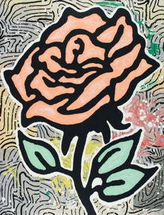 Donald Baechler, Peach Rose