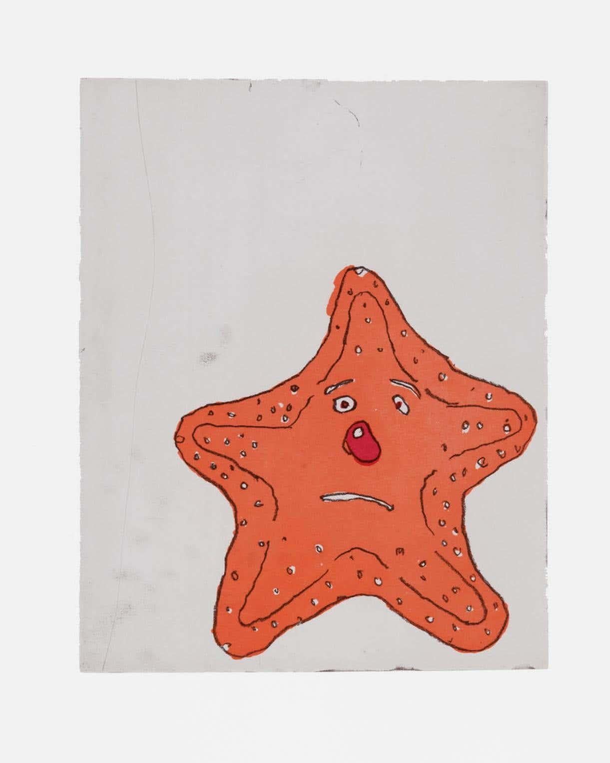 Donald Baechler Starfish 1999 (Donald Baechler prints) For Sale 1