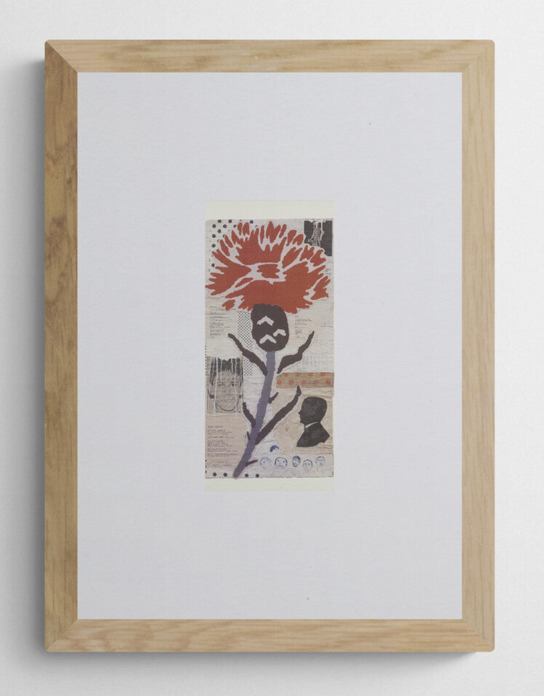 'Thistle' Invitation - Print by Donald Baechler