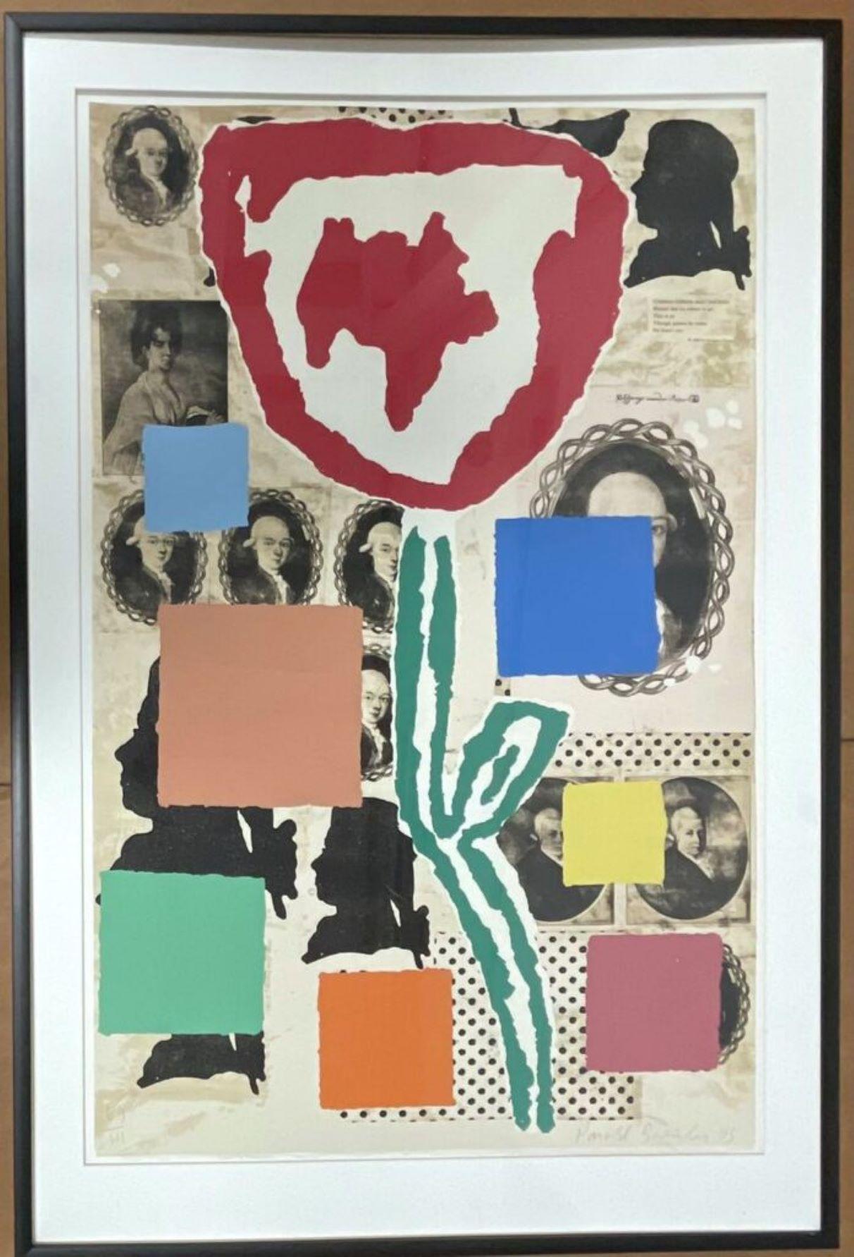 Fiore per il Lincoln Center (Riley, 179) - Print di Donald Baechler