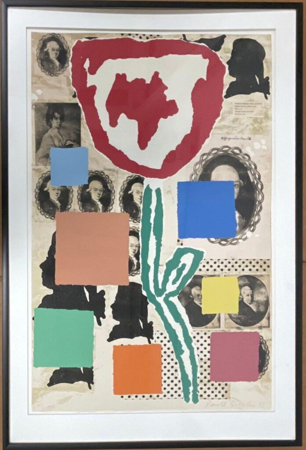 Fiore per il Lincoln Center (Riley, 179) - Print Neoespressionismo di Donald Baechler